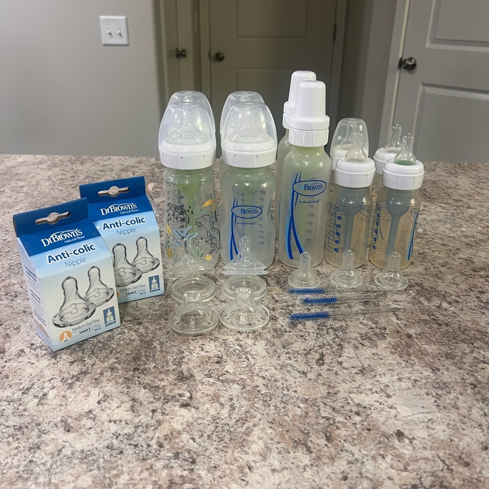 Dr browns baby bottle bundle